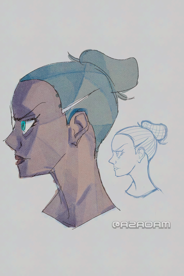 Mallory - Watercolor Study